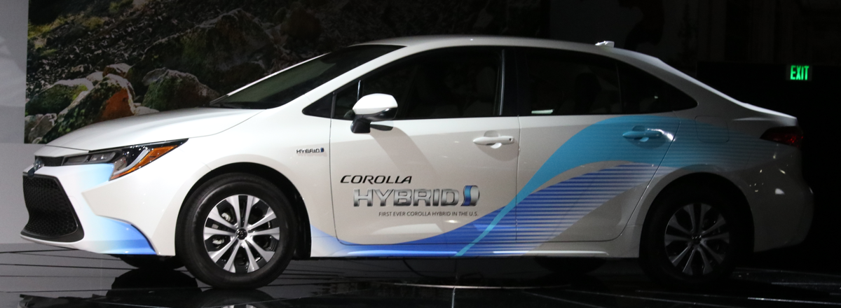 2020 Toyota Corolla Hybrid at LA Auto Show